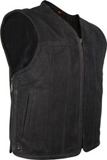 Herren lederweste mit - herren,