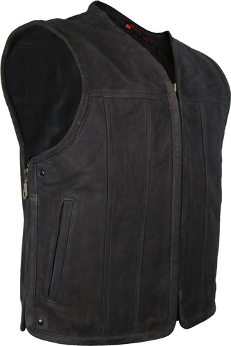 Herren lederweste mit - lederweste,