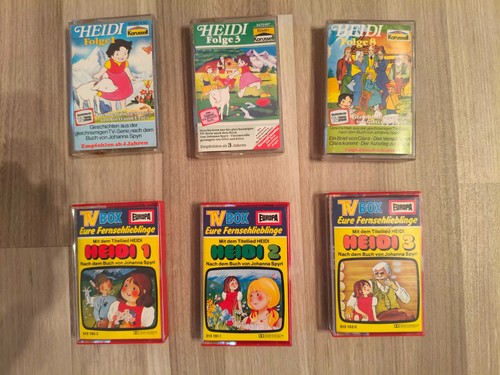 Heidi hörspiel kassetten - 6x,