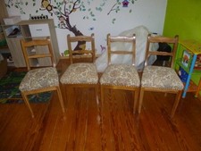 4 Biedermeier Stühle 