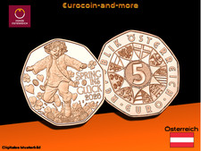 5 Euro Österreich 2026 - Neujahrsmünze  Spring ins Glück - in CU