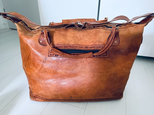 Leder reisetasche rindsleder - leder,