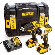 DeWalt Akku-Schlagbohrschrauber DCD709 +Schlagschrauber DCF809 +2xAkku 2Ah TSTAK