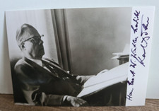 Autogramm - Dr. Karl Böhm - Dirigent - original signierte Autogrammkarte