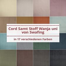 Cord Samt Stoff Wanja von