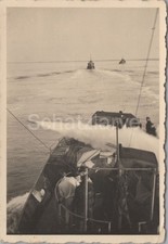 Foto, Vorpostenboot V 1507 auf See vor  Le Havre, Frankreich 1944 (MJ-41)1025