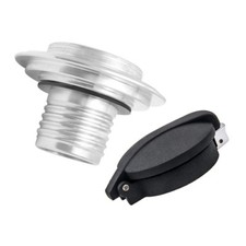 Tankdeckel Aluminium schwarz