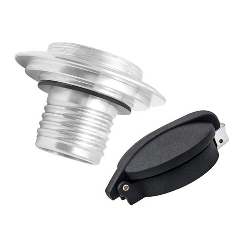 Tankdeckel aluminium schwarz - tankdeckel,