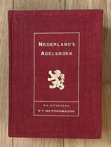 Nederland adelsboek - nederland's,