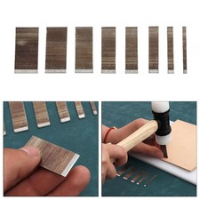 8 Stücke Lederstanze