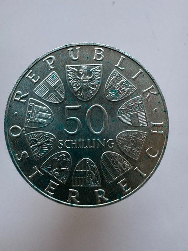 Schilling silbermünze 1974 - 50,