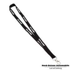 Original Mercedes-Benz AMG Schlüsselband Lanyard Schwarz Nylon NEU