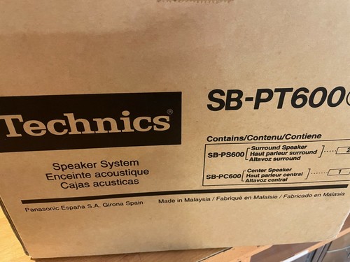 Technics pt600 surround - sb-pt600, surround-