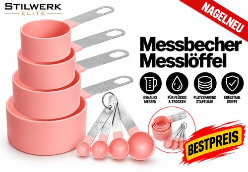 Messlöffel set edelstahl - set,
