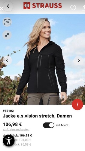 Vision stretch damen - e.s.,