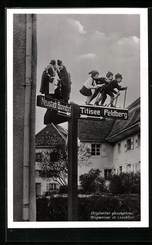 Lenzkirch wegweiser neustadt - lenzkirch,,