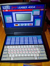 Kinder Lerncomputer Vtech Genius Leader 4004 Quadro L  (Batterie Deckel fehlt)