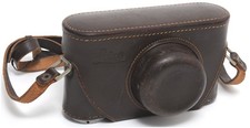 Vintage Leica IIIg case brown