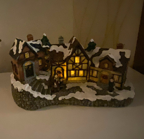 Weihnachtsdorf haus dekofigur - weihnachtsdorf,