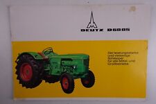 Deutz Schlepper D6005 1964 Katalog To-7634