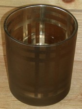 6x Windlicht braun, groß