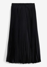 langer Plissée-Rock in