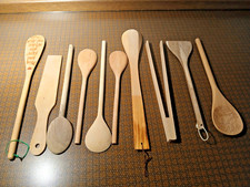 Kochlöffel Dekolöffel aus Holz -  10 Teile