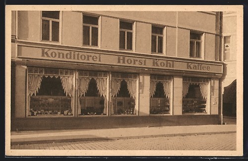Erfurt geschäftshaus - ak, erfurt,