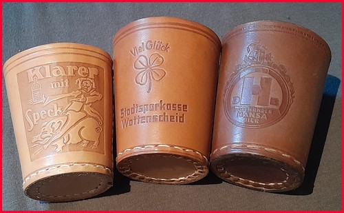 Konvolut vintage knobelbecher - vintage,