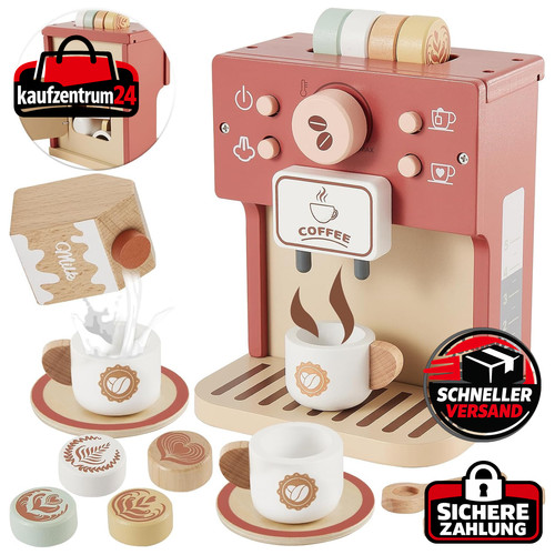 Kaffeemaschine holz spielset - holz,