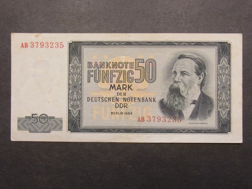 Geldschein von ddr mark - von, 50