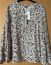 Bluse mit Animal-Print von