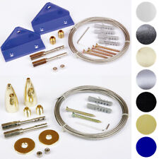 Seilspanngarnitur Seilspannsystem Gardinenseil Seilsystem Drahtseil Wand & Decke