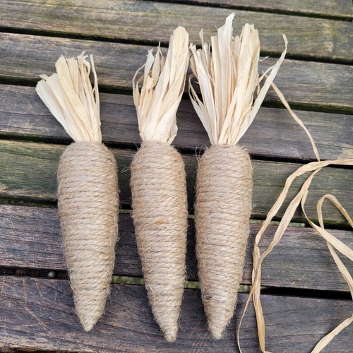 Jute möhren karotten deko - möhren,