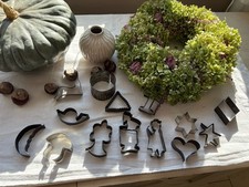 14 alte Ausstecher Backform