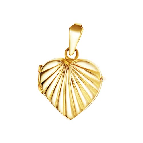 Damen medaillon gelbgold - damen,