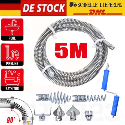 Tlgs rohrreinigungsspirale - 7-tlgs,