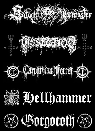 Black metal superstrip back - metal,