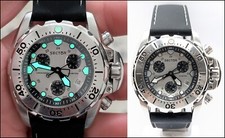 Orologio Sector 600 Oversize Uhr Taucher Swiss Made Chronograph Edelstahl