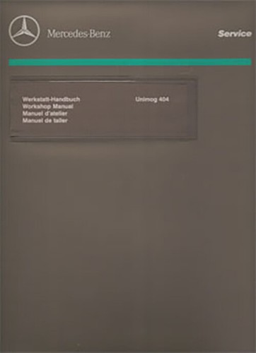 Unimog workshop manual 404 - manual, s