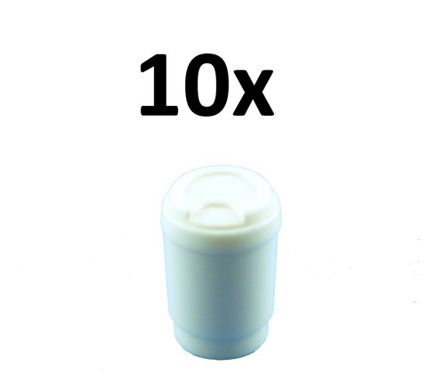 Lego 10x weißer becher - 10x,