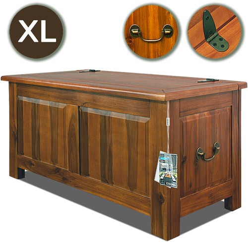 Casaria holztruhe mit - mit, deckel