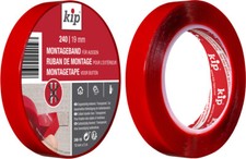 Kip Montageband Klebeband doppelseitig transparent Schilder Kennzeichen ankleben