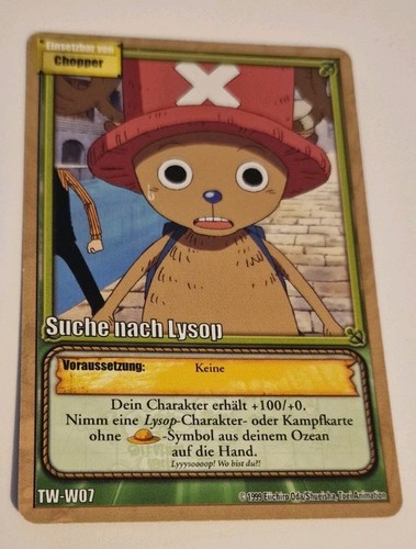 One piece karte w07 - one, tw-w07