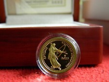 Goldmünze, Griechenland, 2023, PP, Artemis, Mond und die Jagd, 100 Euro Münze