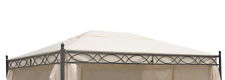 Ersatzdach Pavillondach Dachplane für Pavillon RIVOLI 3x4 Meter ecru wasserdicht