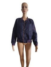Marineblaue Bomberjacke H&M -