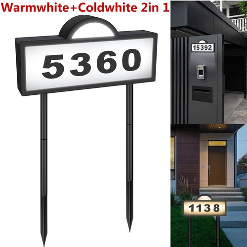 Farben solarhausnummer led - solarhausnummer,