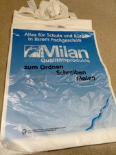 750 Milan Tragetaschen 40x28 cm – stabile Folientüten für Schule, Büro & Verkauf