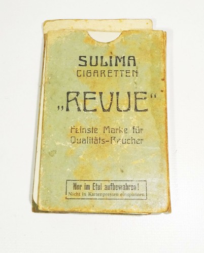 Reklame kartenspiel sulima - kartenspiel,